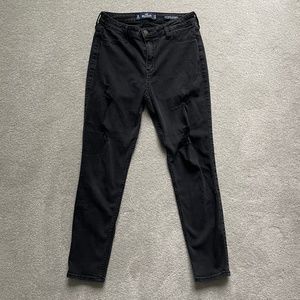 Hollister Black Skinny Jeans Size 9S